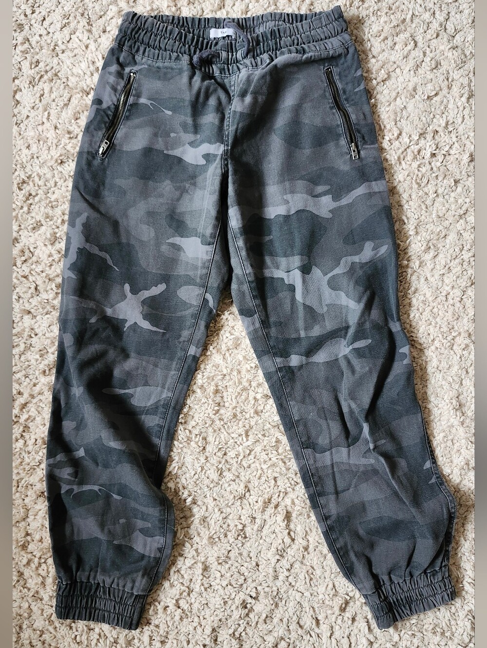 TNA Gray Camouflage Jogger Pants